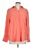 Chico's Orange Long Sleeve Blouse Size Lg (2) - photo 1