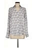 Express Silver Long Sleeve Polo Size M - photo 1