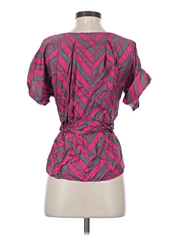 Madison Marcus Short Sleeve Silk Top (view 2)