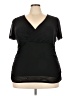 Torrid Black Short Sleeve Top Size 3X Plus (3) - photo 1