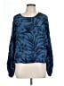 Karen Kane Blue Long Sleeve Blouse Size L - photo 1