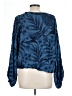 Karen Kane Blue Long Sleeve Blouse Size L - photo 2