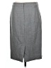 J.Crew 100% Wool Solid Gray Wool Skirt Size 10 (tall) - photo 2