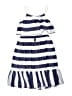 Nautica 100% Polyester Stripes Blue Dress Size 8 - photo 1