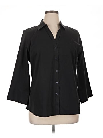 Foxcroft 3/4 Sleeve Button-Down Shirt (view 1)