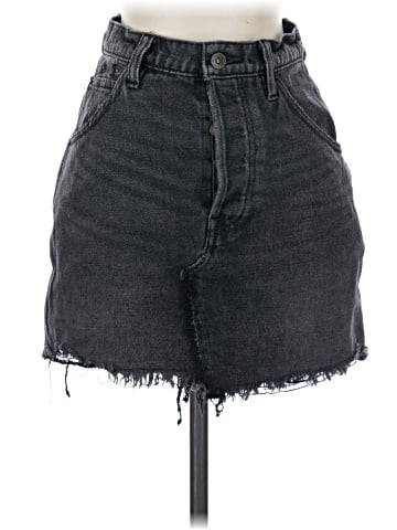 We the Free Denim Skirt (view 1)