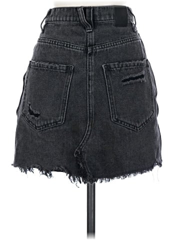 We the Free Denim Skirt (view 2)