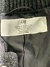 H&M 100% Polyester Chevron-herringbone Gray Jacket Size 12 - photo 3