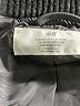 H&M 100% Polyester Chevron-herringbone Gray Jacket Size 16 - photo 3