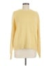 Gap 100% Cotton Solid Yellow Pullover Sweater Size M - photo 1