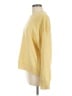 Gap 100% Cotton Solid Yellow Pullover Sweater Size M - photo 5