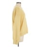 Gap 100% Cotton Solid Yellow Pullover Sweater Size M - photo 4