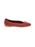 Lucky Brand Red Flats Size 7 - photo 1