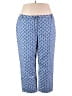 Talbots Paisley Blue Casual Pants Size 24 waist - photo 1