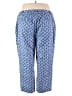 Talbots Paisley Blue Casual Pants Size 24 waist - photo 2