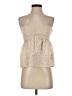 Shein 100% Polyester Tan Sleeveless Blouse Size 4 - photo 1