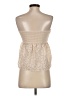 Shein 100% Polyester Tan Sleeveless Blouse Size 4 - photo 2
