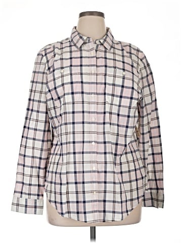 St. John's Bay Long Sleeve Button-Down Shirt (view 1)