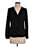 Express Black Long Sleeve Polo Size S - photo 1