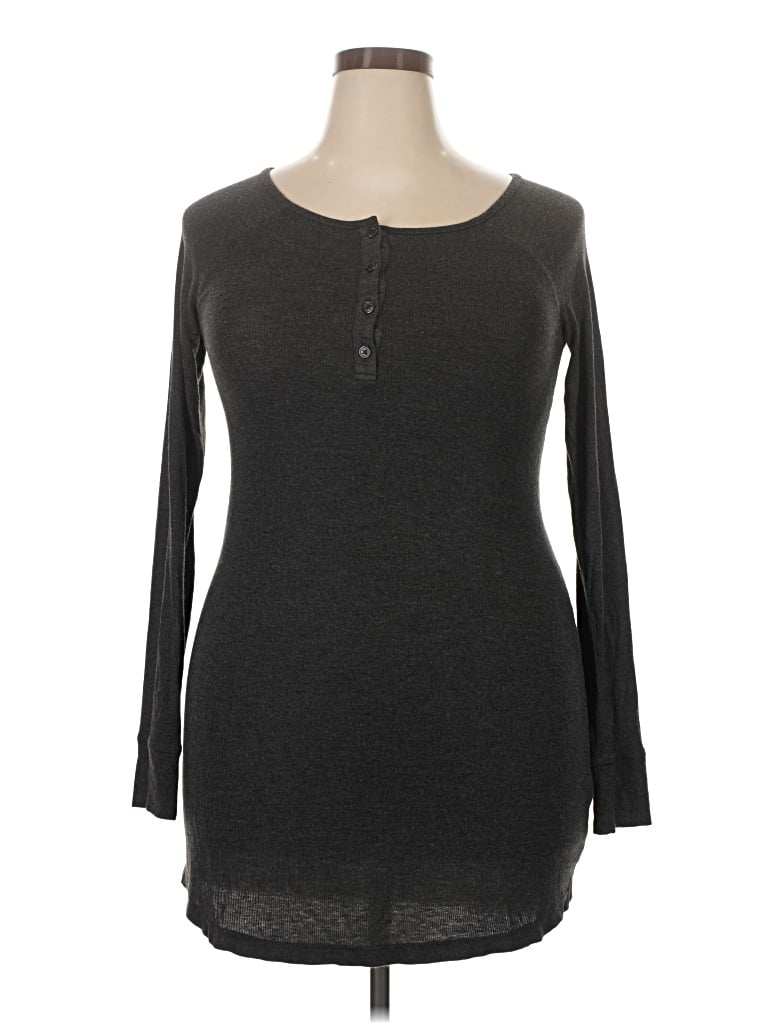 Pre-owned Tommy John Casual Dress In Gray