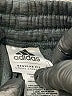 Adidas 100% Recycled Polyester Gray Track Pants Size 10 - 12 - photo 3