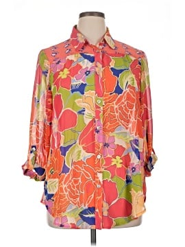 Fig and Flower 3/4 Sleeve Blouse (view 1)
