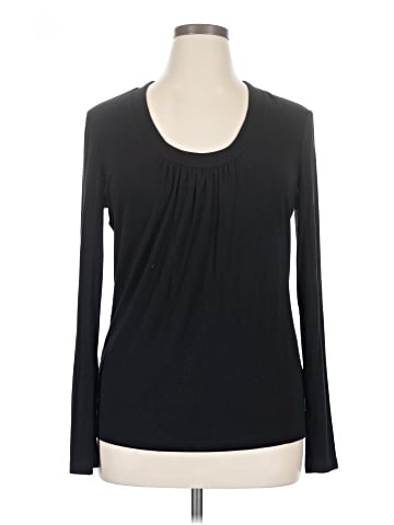 AK Anne Klein Long Sleeve T-Shirt (view 1)