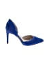 Gianni Bini 100% Leather Blue Heels Size 6 1/2 - photo 1