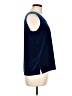 Susan Graver Blue Sleeveless Blouse Size L - photo 4