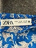 Zara Paisley Blue Shorts Size M - photo 3