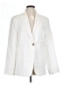 MNG 100% Linen White Blazer Size 12 - photo 1