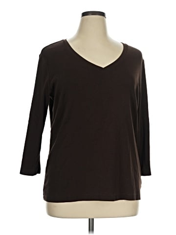 Chico's 3/4 Sleeve T-Shirt (view 1)