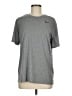 Nike 100% Polyester Gray Active T-Shirt Size M - photo 1