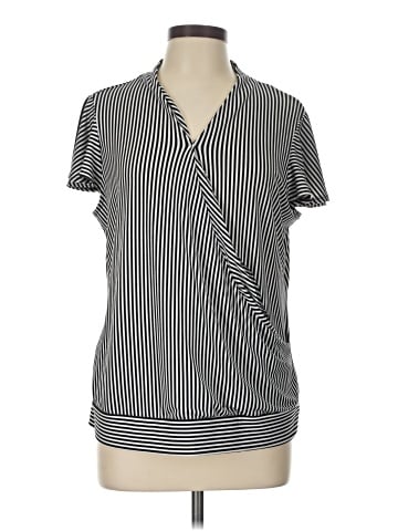 Adrianna Papell Short Sleeve Blouse (view 1)
