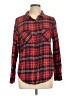 Cotton On Plaid Red Long Sleeve Button-Down Shirt Size L - photo 1