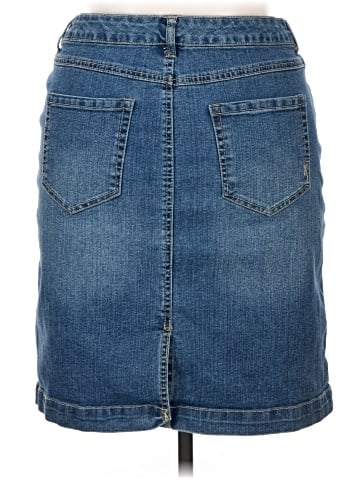 Style&Co Denim Skirt (view 2)