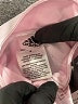 Adidas 100% Polyester Stripes Solid White Pink Track Jacket Size 4 - photo 3