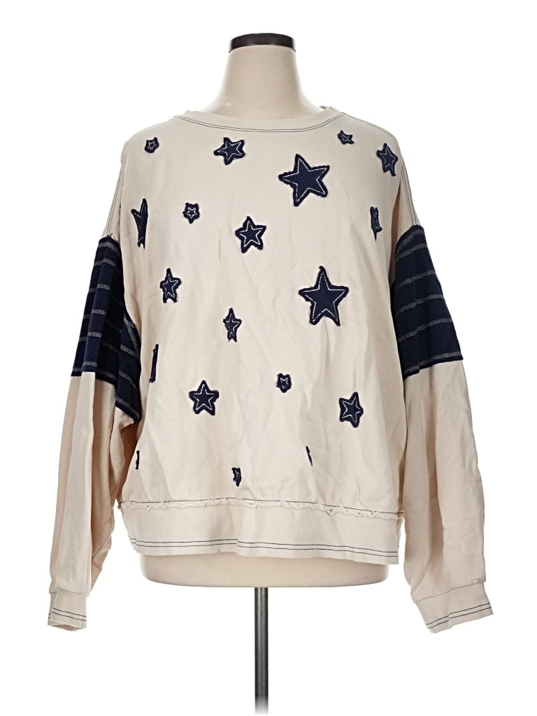 Pre-owned Pilcro Sweatshirt In Ivory