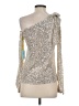 CeCe Silver Long Sleeve Blouse Size XS - photo 2