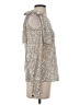 CeCe Silver Long Sleeve Blouse Size XS - photo 4