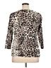 Roz & Ali Animal Print Tan Pullover Sweater Size XL - photo 2