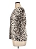 Roz & Ali Animal Print Tan Pullover Sweater Size XL - photo 5