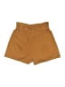 Zara Solid Brown Shorts Size S - photo 2