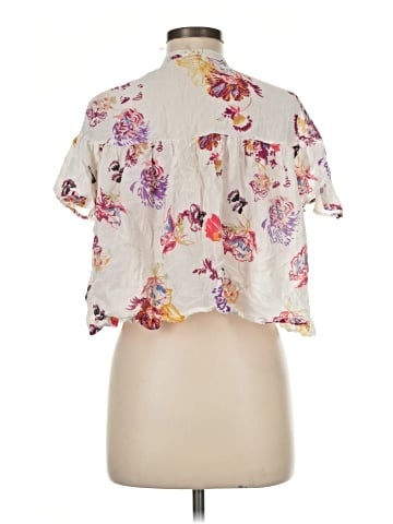 Free People Short Sleeve Blouse (view 2)