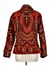 Isaac Mizrahi for Target Paisley Red Jacket Size L (estimated) - photo 2