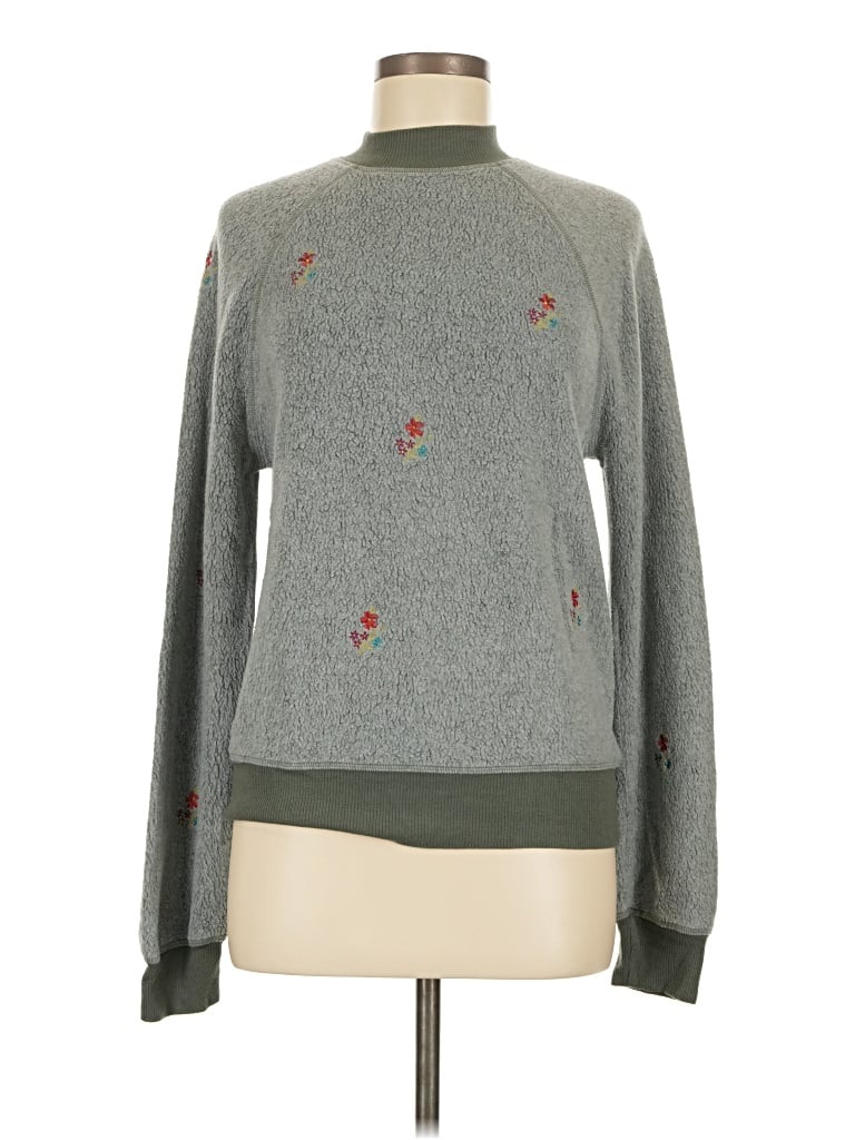 Pre-owned T.la Pullover Sweater In Gray