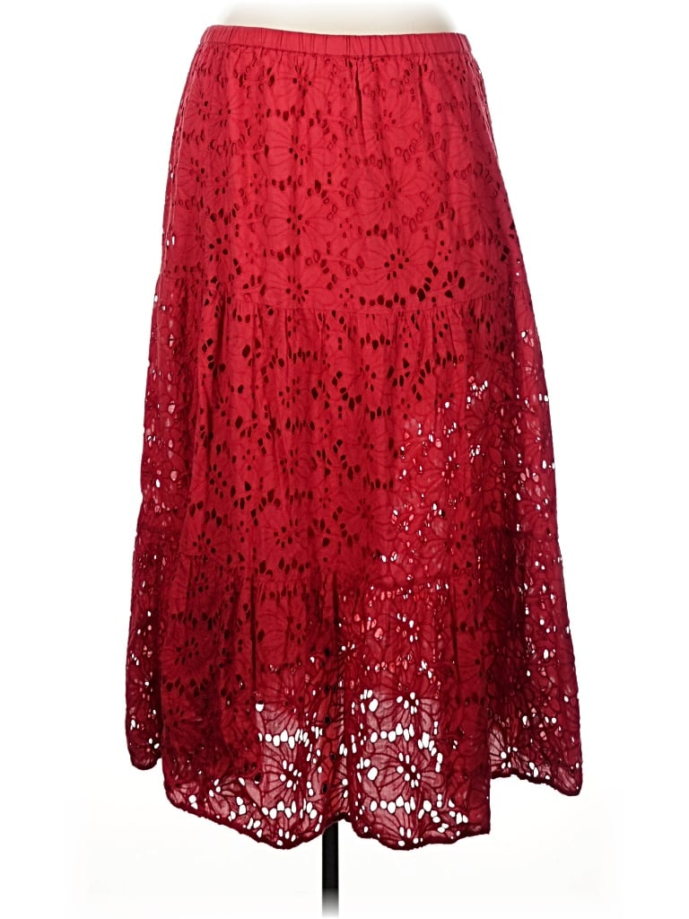 Pre-owned Soft Surroundings Formal Skirt In Red