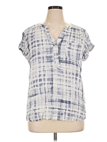 Rose + Olive Short Sleeve Henley (view 1)