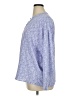 Alfani 100% Polyester Blue 3/4 Sleeve Blouse Size XL - photo 5
