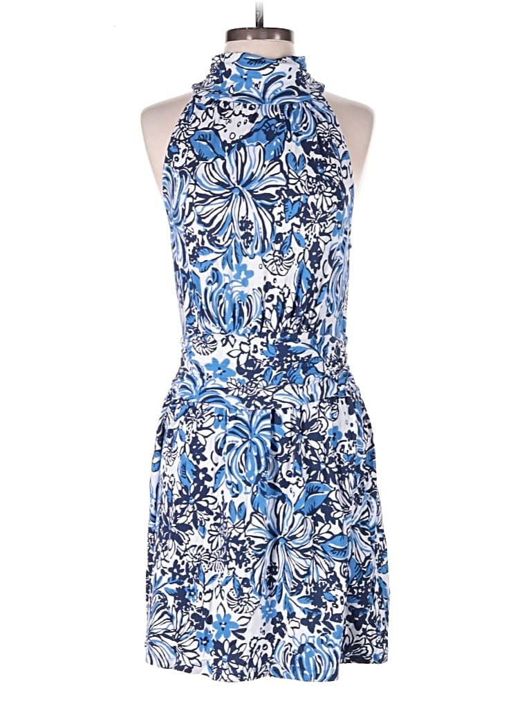 Pre-owned Lilly Pulitzer Romper In Blue